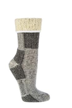 2 Paar TippTexx 24 Trekkingsocken, Outdoorsocken mit 85% Wolle vom Merinoschaf